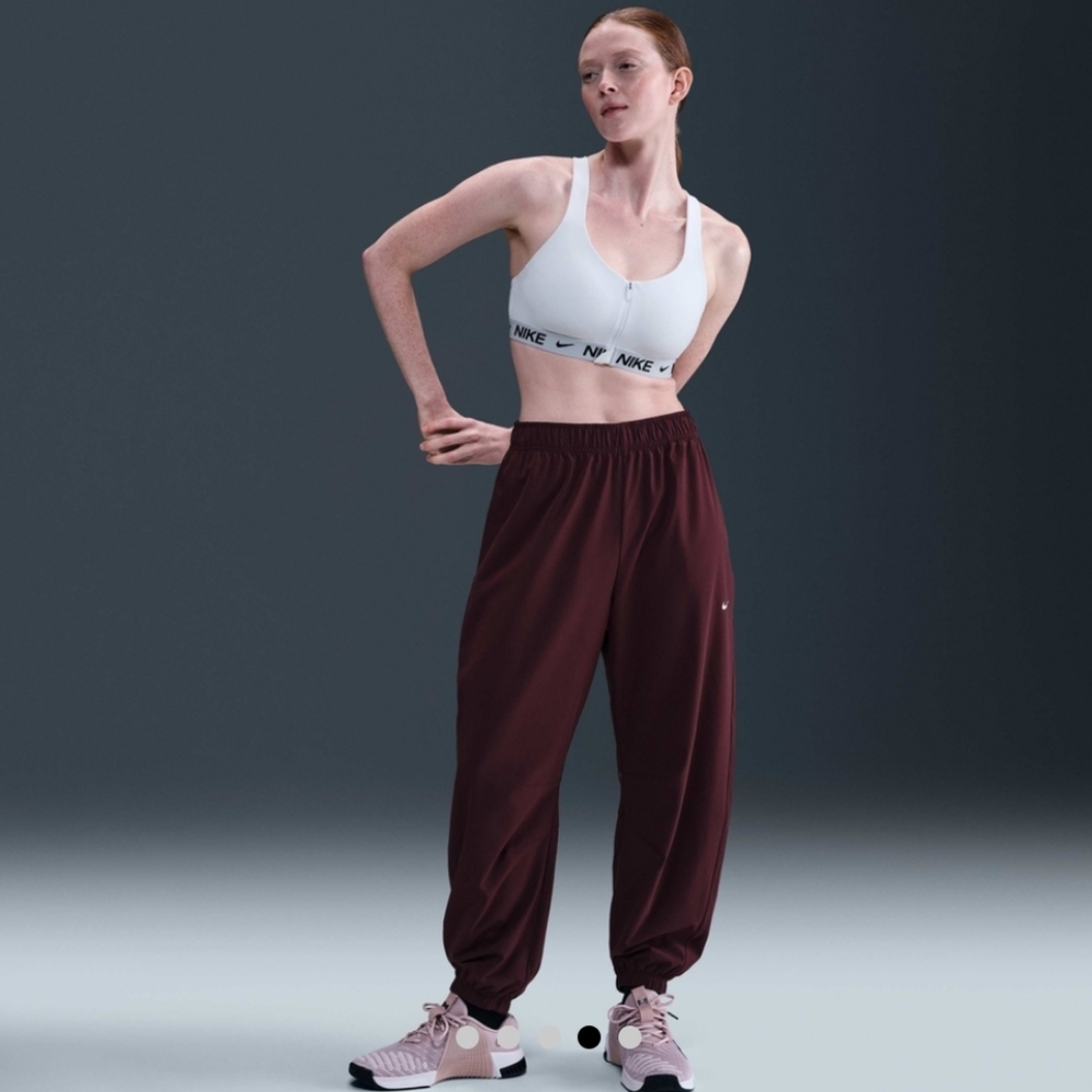 NIKE INDY HIGH-SUPPORT DRI-FIT ZIP FRONT PADDED SPORTS BRA /SZ: SMALL, MEDIUM - Picture 3 of 10
